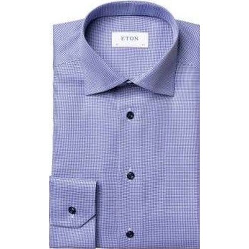 Eton Contemporary Fit - Blue checkered shirt
